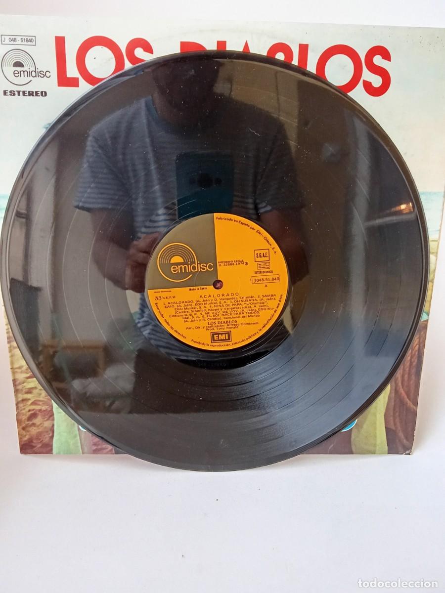 Discos de vinilo: Los Diablos. Acalorado - Foto 4