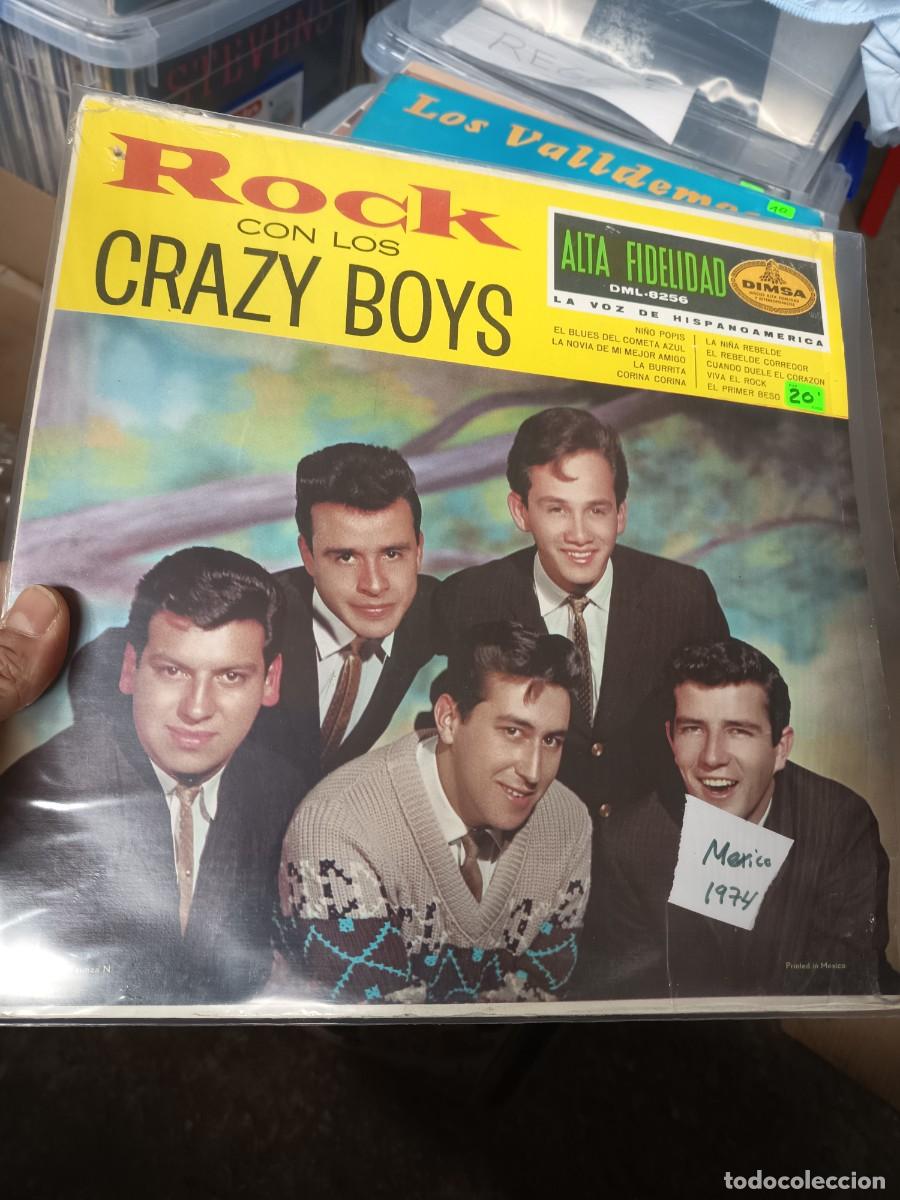 Discos de vinilo: LOTE 20, LP LOS CRAZY BOYS ,( MEXICO 1974)