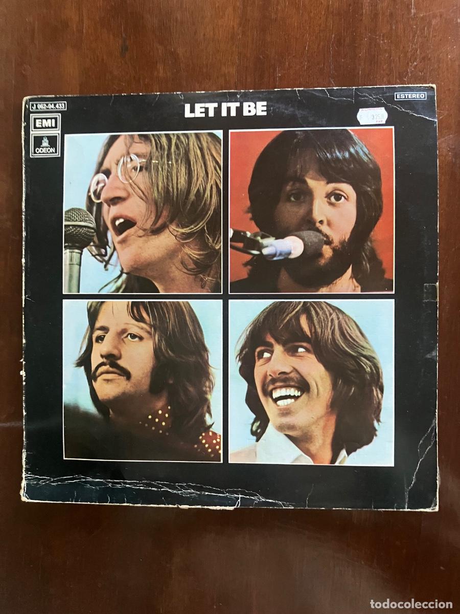 Discos de vinilo: THE BEATLES - LET IT BE ODEON - 1971.