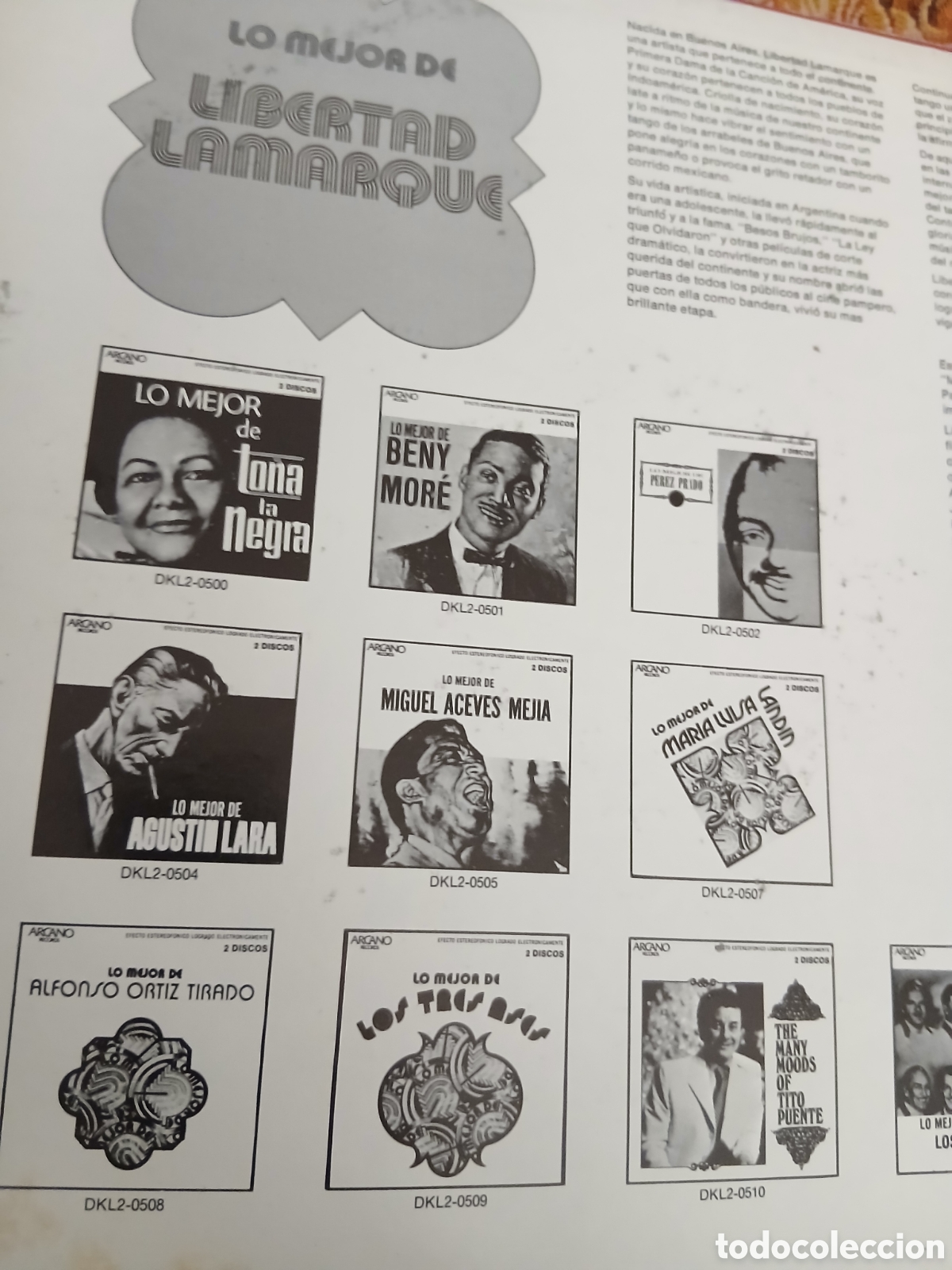 Discos de vinilo: 2 disco Lp Vinilo Libertad Lamarque