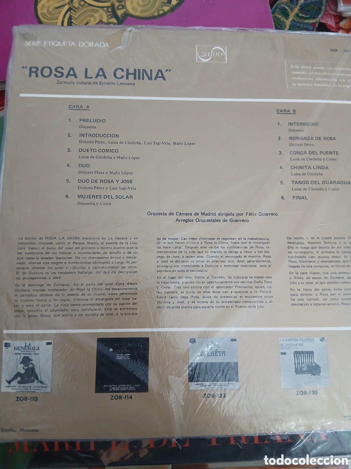 Discos de vinilo: Disco Precintado Vinilo Rosa La china ,Cubano - Foto 2