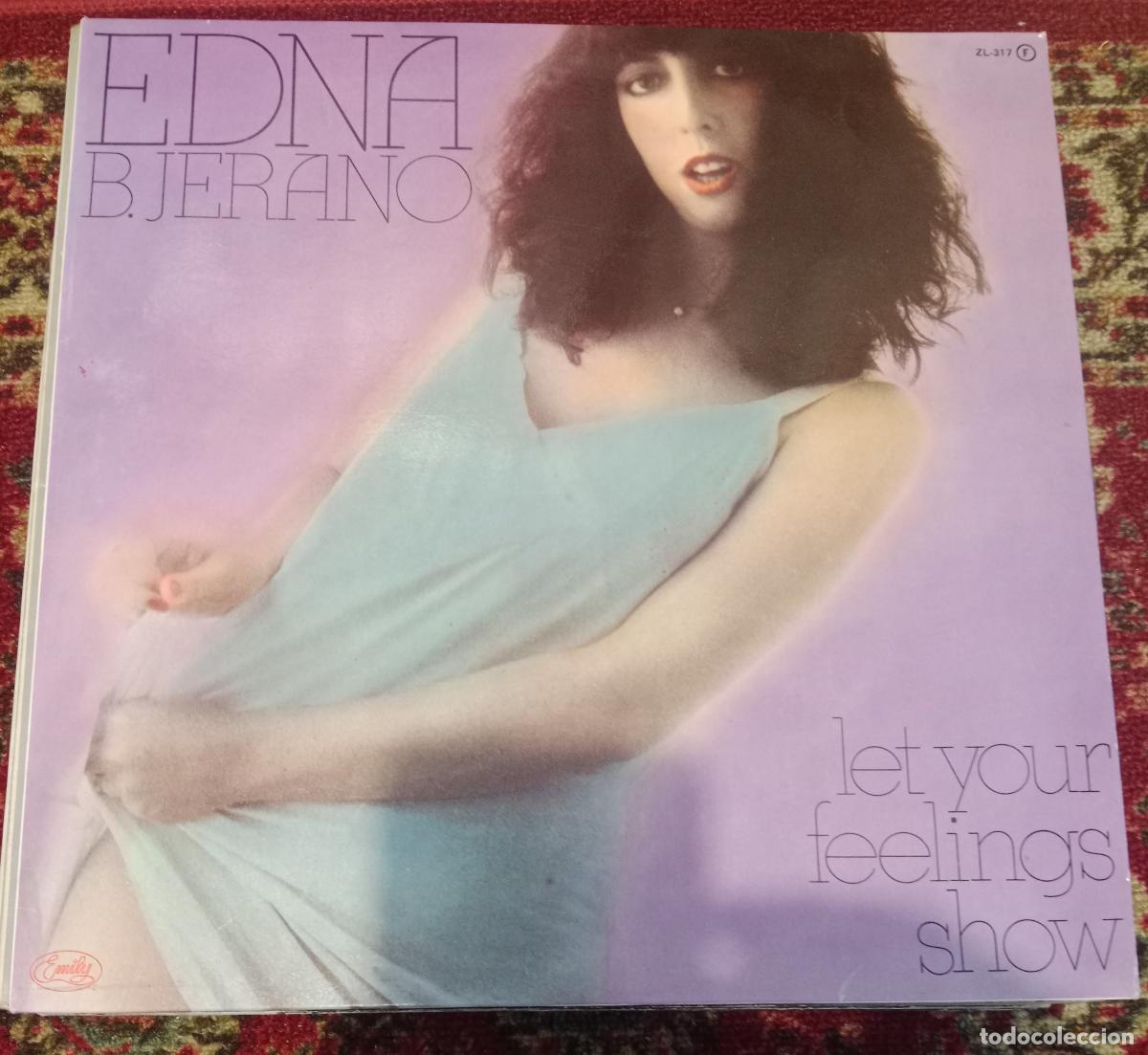 Discos de vinilo: Edna B. Jerano &ndash; Let Your Feelings Show Lp Espa&ntilde;a 1980