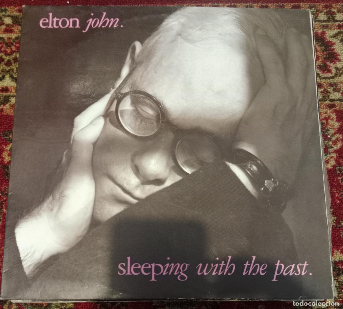 Discos de vinilo: Elton John &ndash; Sleeping With The Past Lp Espa&ntilde;a 1989