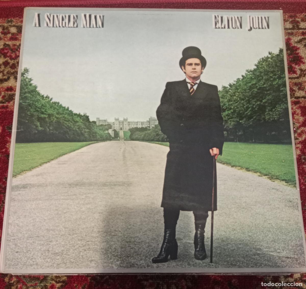 Discos de vinilo: Elton John &ndash; A Single Man Lp Espa&ntilde;a 1979