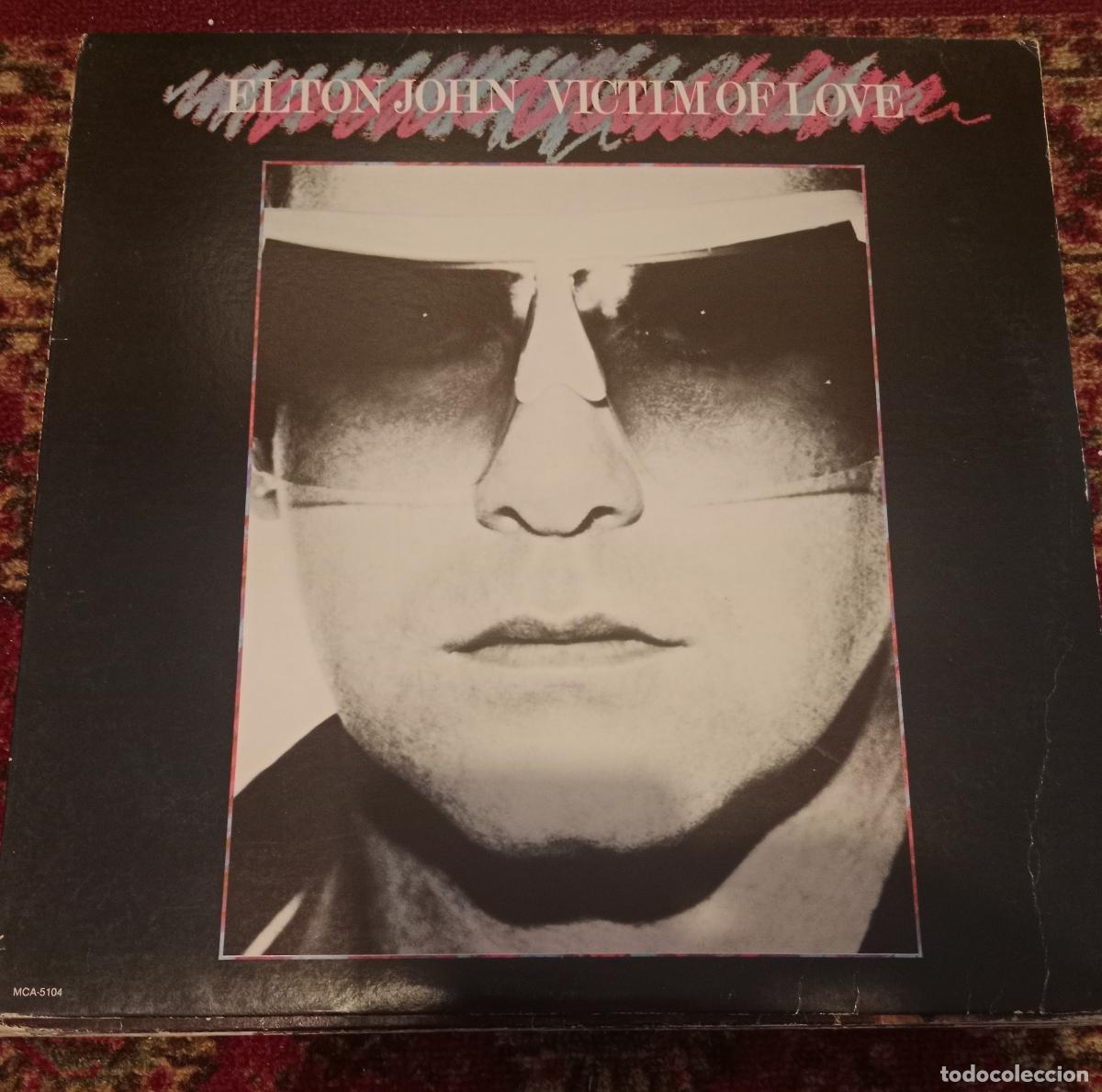 Discos de vinilo: Elton John &ndash; Victim Of Love Lp EEUU 1979