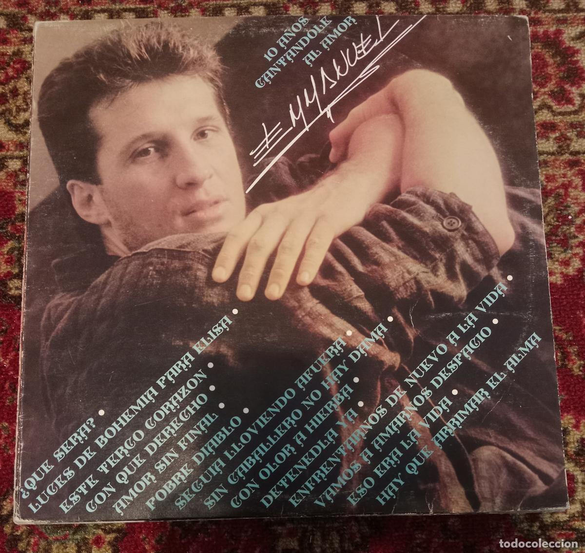 Discos de vinilo: Emmanuel &ndash; 10 A&ntilde;os Cantandole Al Amor Lp Venezuela 1990