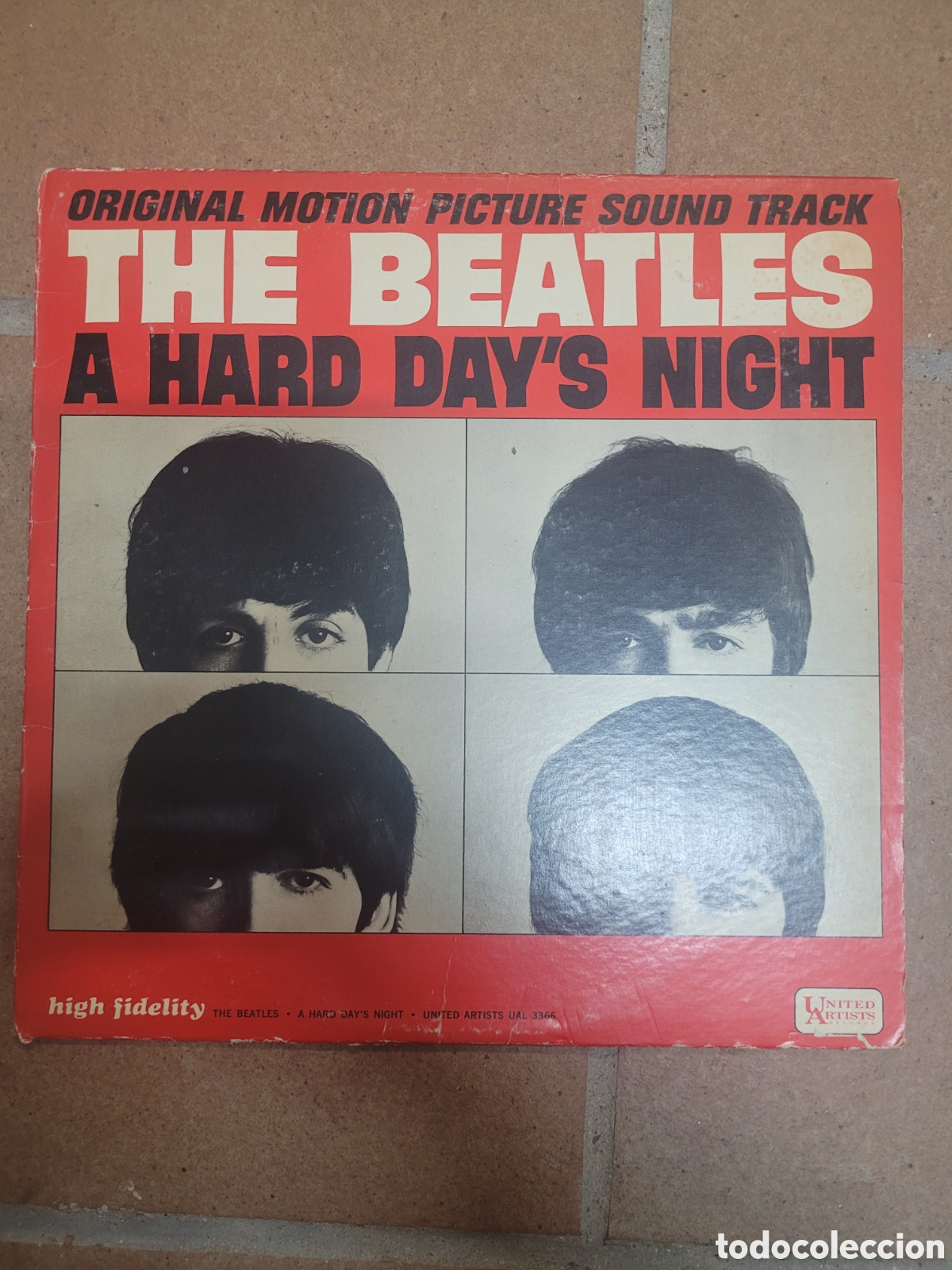 Discos de vinilo: Vinil The Beatles - A hard day's night - USA 1964