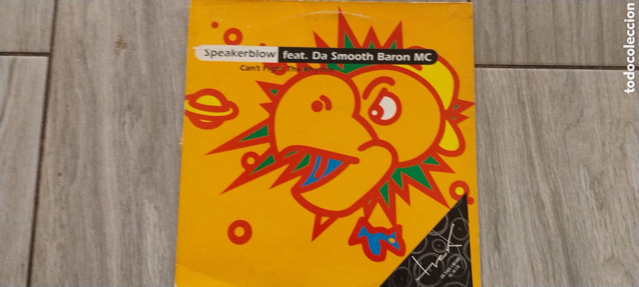 Discos de vinilo: SPEAKERBLOWfeat.DA SMOOTH BARON MC-CAN'T FIGHT THE RHYTHM-MAXI-CNR/SPAIN-IB