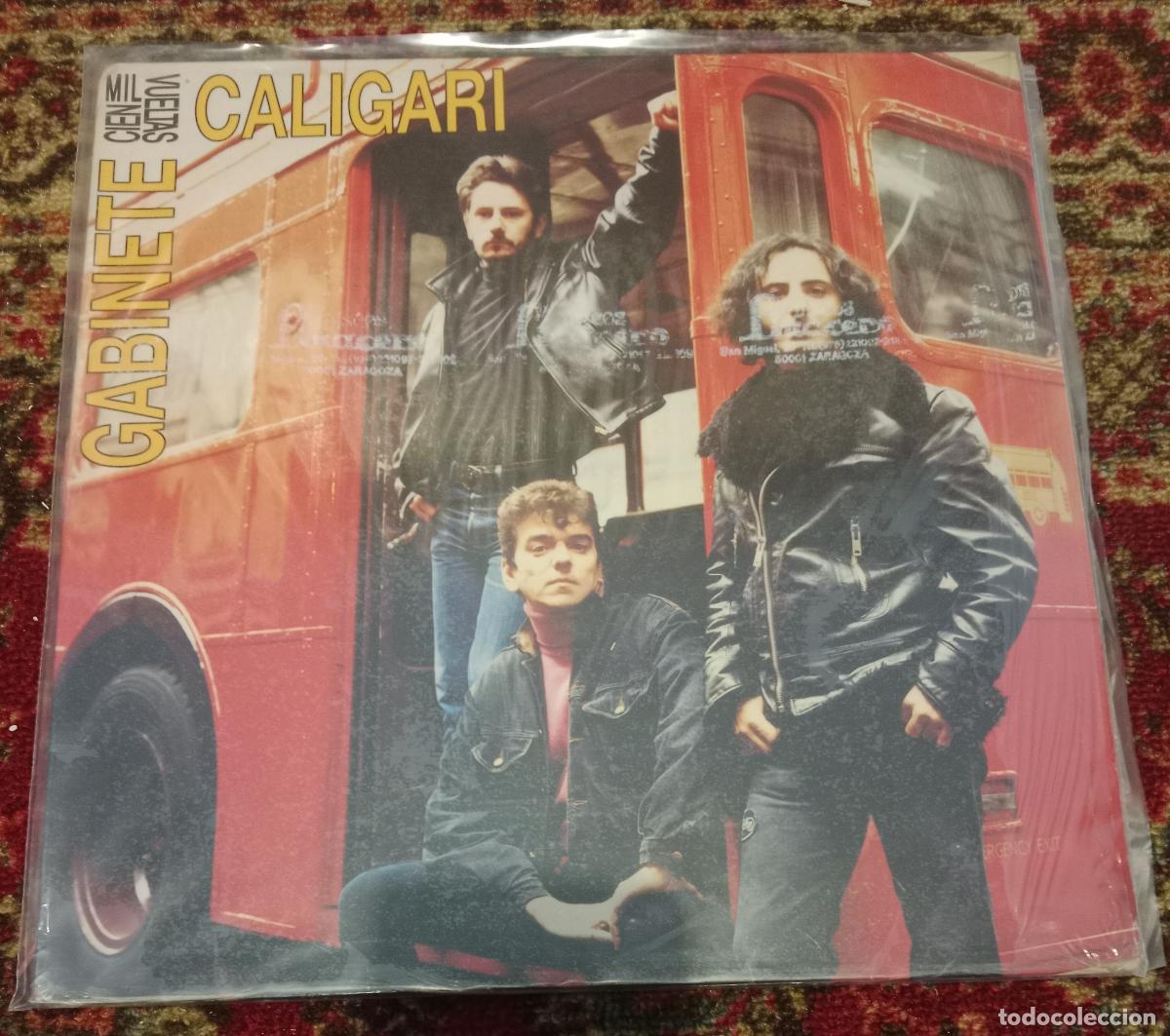 Discos de vinilo: Gabinete Caligari &ndash; Cien Mil Vueltas Lp Espa&ntilde;a 1991