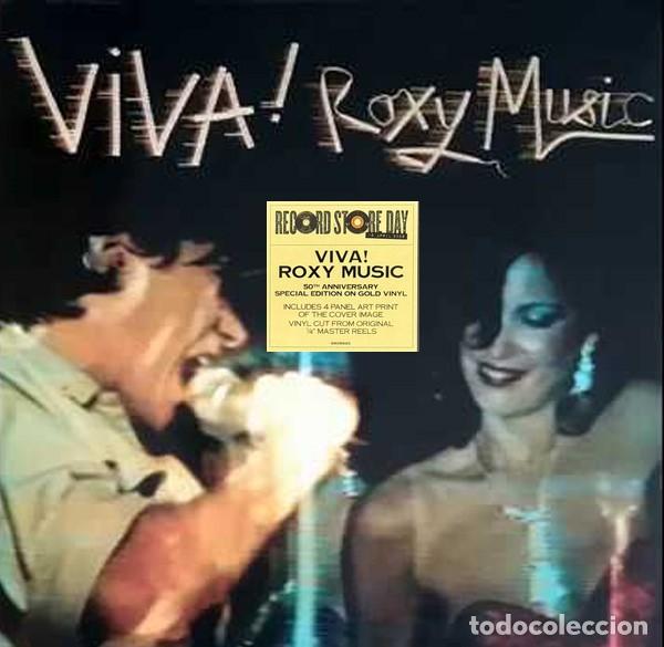 Discos de vinilo: ROXY MUSIC - VIVA! ROXY MUSIC &middot; LP &middot; GOLD VINYL &middot; RSD 2026 &middot; new & sealed
