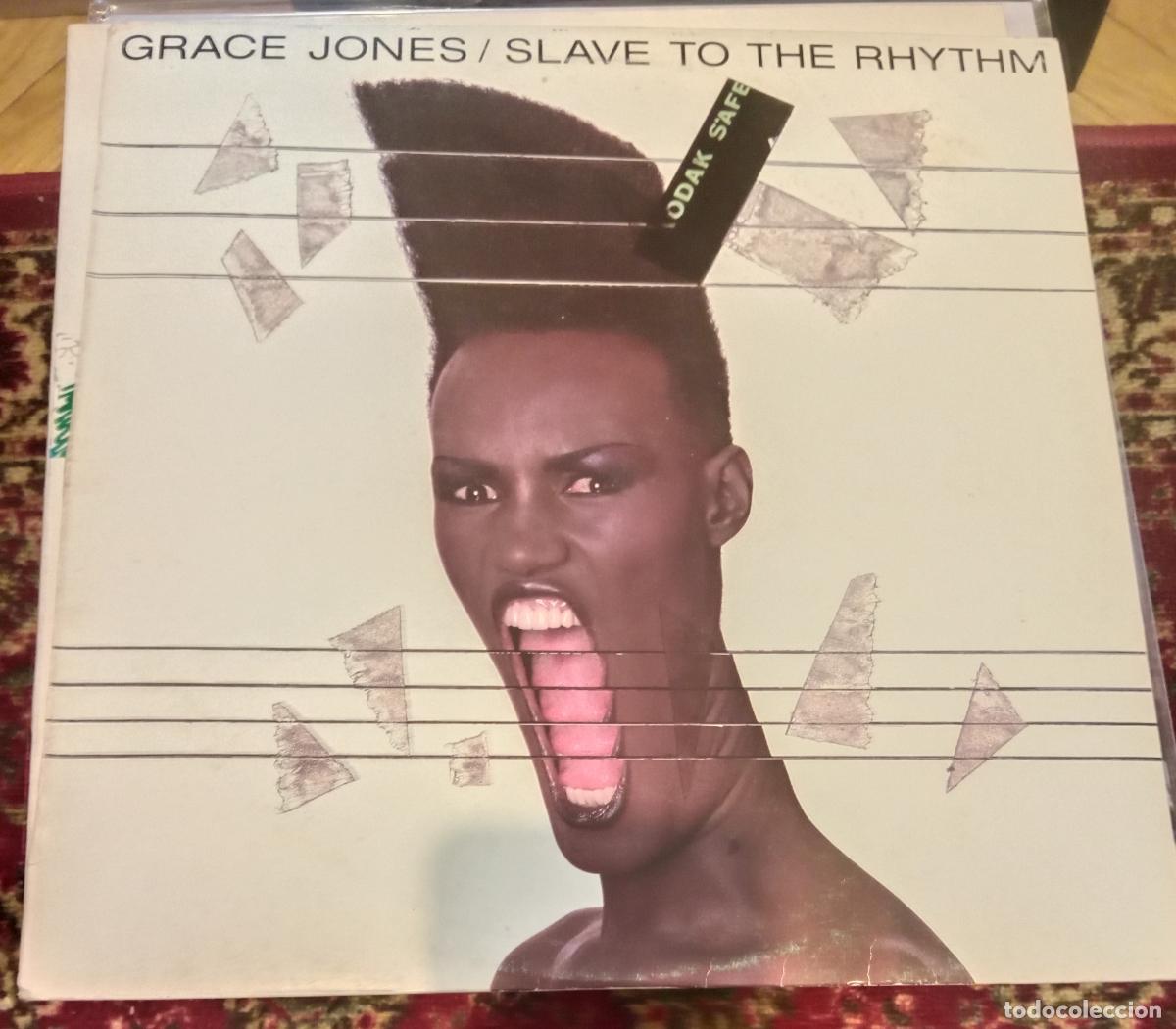 Discos de vinilo: Grace Jones &ndash; Slave To The Rhythm Lp Espa&ntilde;a 1985