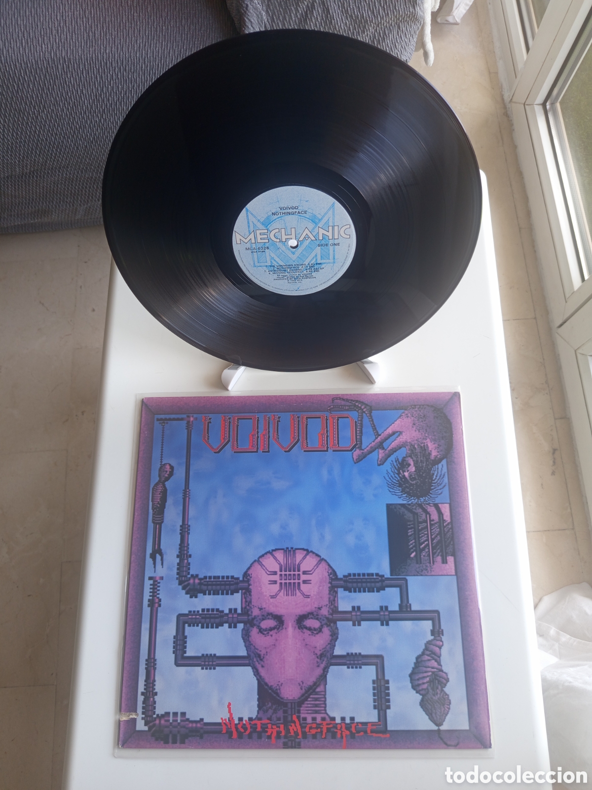 Discos de vinilo: Voivod &ndash; Nothingface &middot; Vinilo LP Original USA 1989 &middot; MCA Mechanic Records &middot; Primera Edici&oacute;n