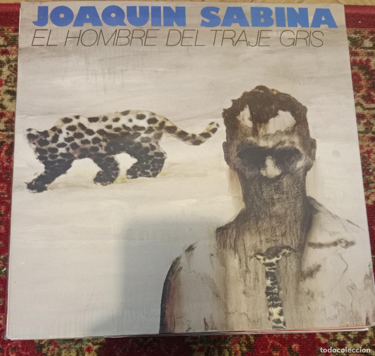 Discos de vinilo: Joaquin Sabina &ndash; El Hombre Del Traje Gris Lp Espa&ntilde;a 1988