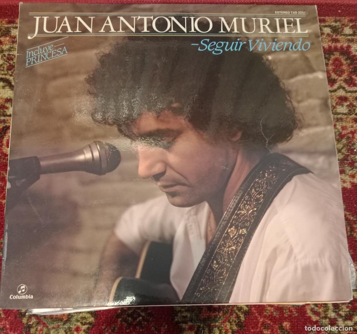 Discos de vinilo: Juan Antonio Muriel &ndash; Seguir Viviendo Lp 1982
