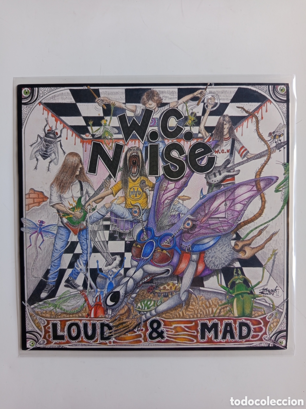 Discos de vinilo: W.C. Noise &ndash; Loud & Mad &middot; Vinilo LP Original Portugal 1992 &middot; MTM Records &middot; Primera Edici&oacute;n Rareza