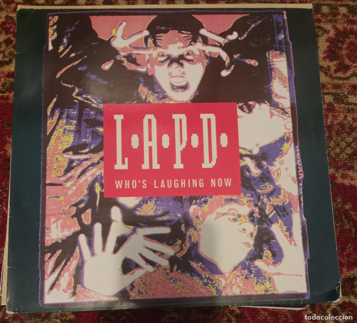 Discos de vinilo: L.A.P.D. &ndash; Who's Laughing Now Lp Europa 1991