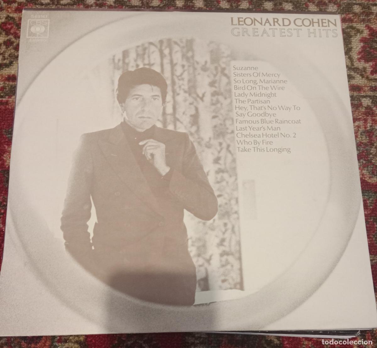 Discos de vinilo: Leonard Cohen &ndash; Greatest Hits Lp Espa&ntilde;a 1975