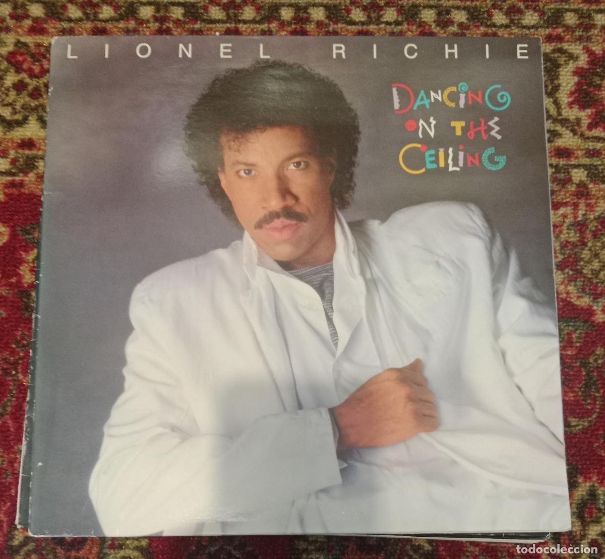 Discos de vinilo: Lionel Richie &ndash; Dancing On The Ceiling Lp Espa&ntilde;a 1986