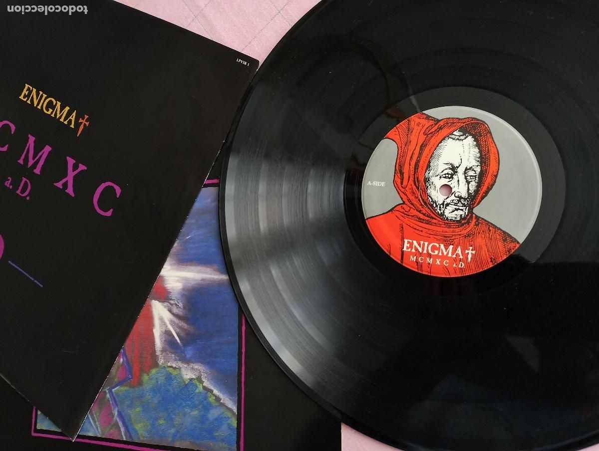 Discos de vinilo: Enigma &ndash; MCMXC a.D., ed espa&ntilde;ola, 1990 - Foto 3