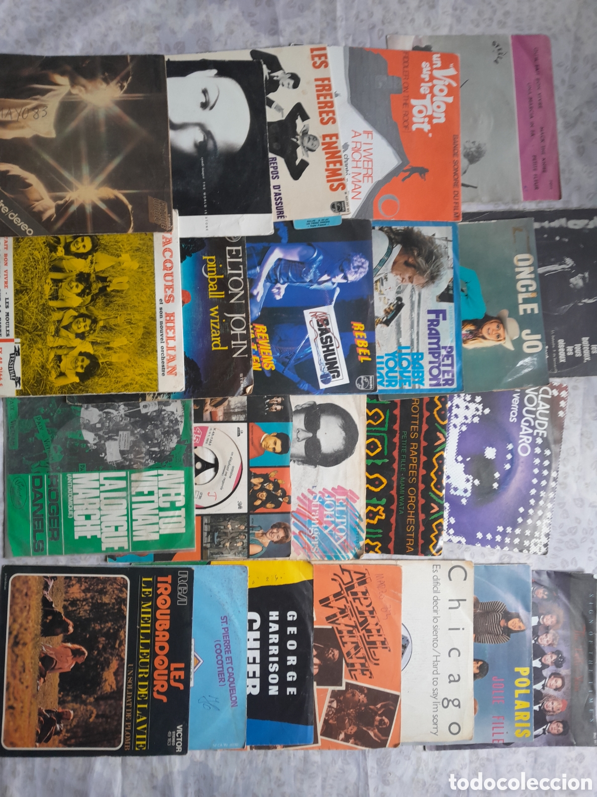 Discos de vinilo: 60 Discos vinilos 45 rpm - Foto 2