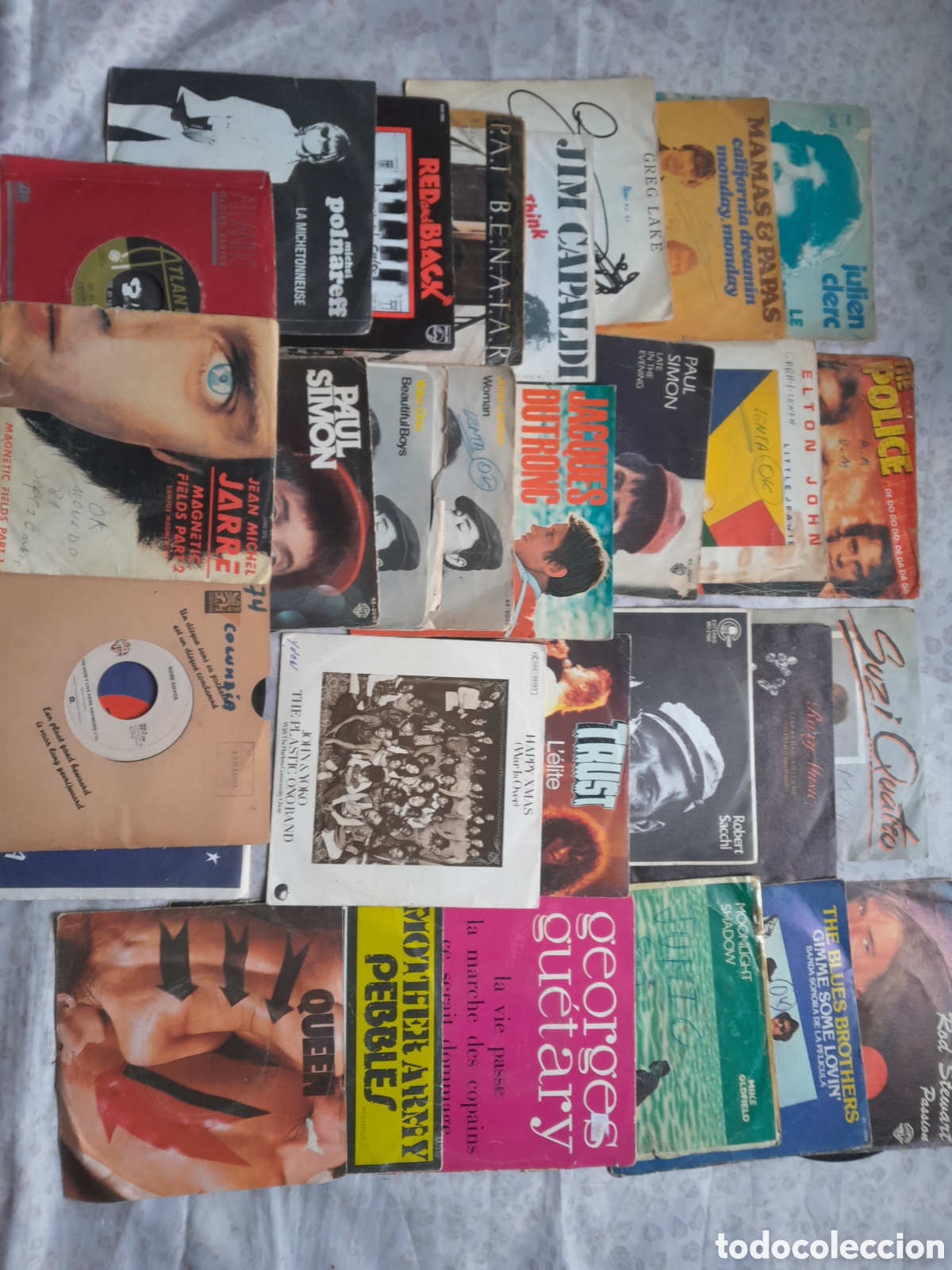 Discos de vinilo: 60 Discos vinilos 45 rpm