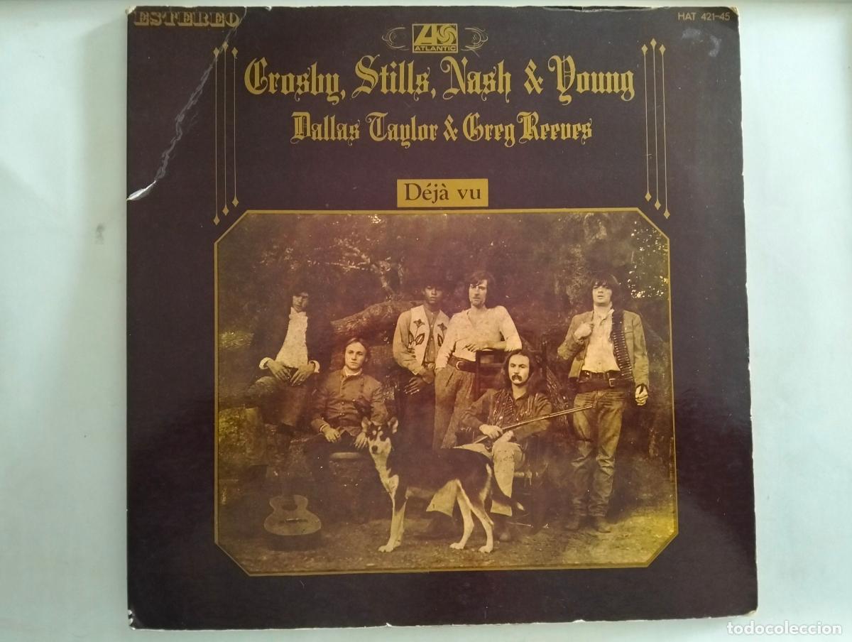 Discos de vinilo: GROSBY, STILLS, NASH & YOUNG, DISCO LP DEJA VU, EDITADO HISPAVOX, A&Ntilde;O 1970
