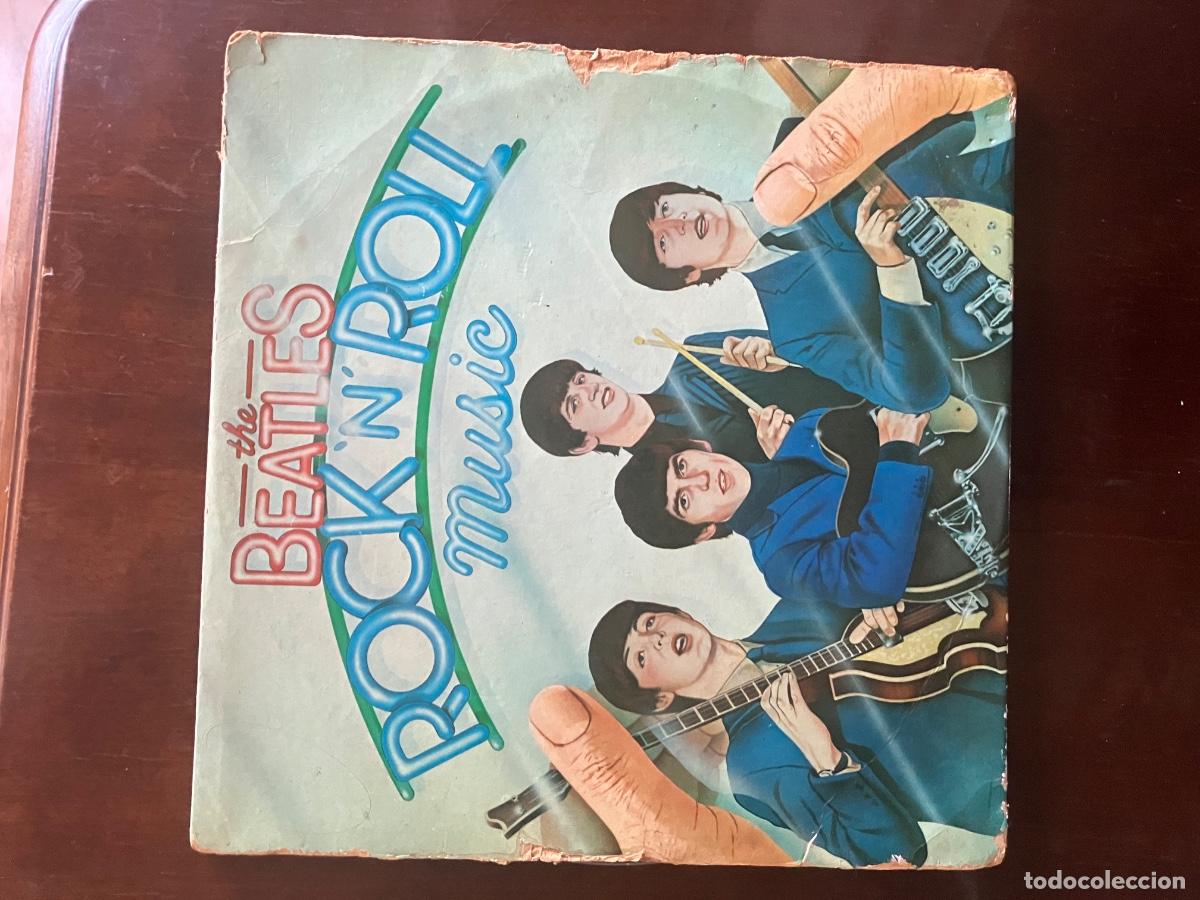 Discos de vinilo: THE BEATLES, DISCO DOBLE LP ROCK N ROLL-MUSIC , EDITADO EMY-ODEON, A&Ntilde;O 1976
