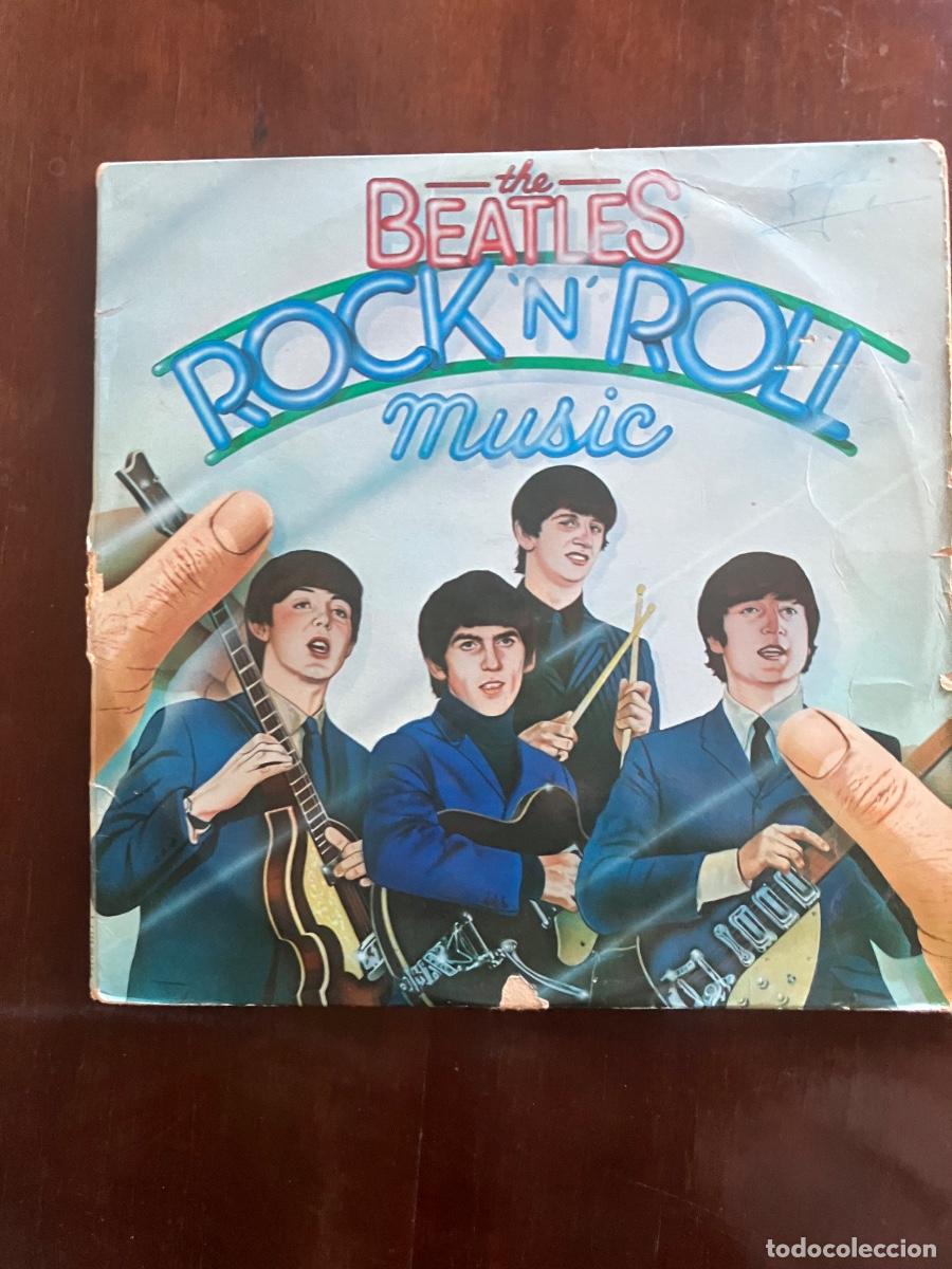 Discos de vinilo: THE BEATLES, DISCO DOBLE LP ROCK N ROLL-MUSIC , EDITADO EMY-ODEON, A&Ntilde;O 1976