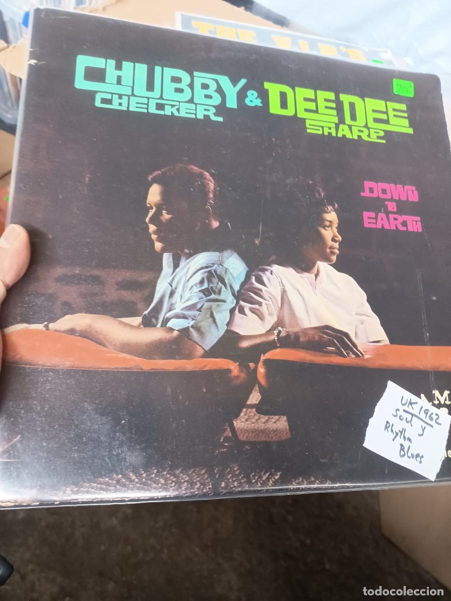Discos de vinilo: LOTE 422, LP CHUBBY CHECKER & DEE DEE SHARP,( UK 1962 RHYTM BLUES)