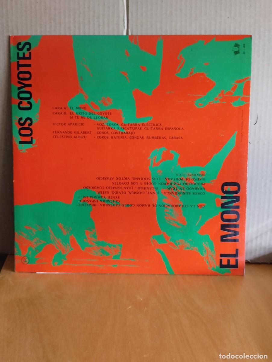 Discos de vinilo: LOS COYOTES ----- EL MONO - Foto 2