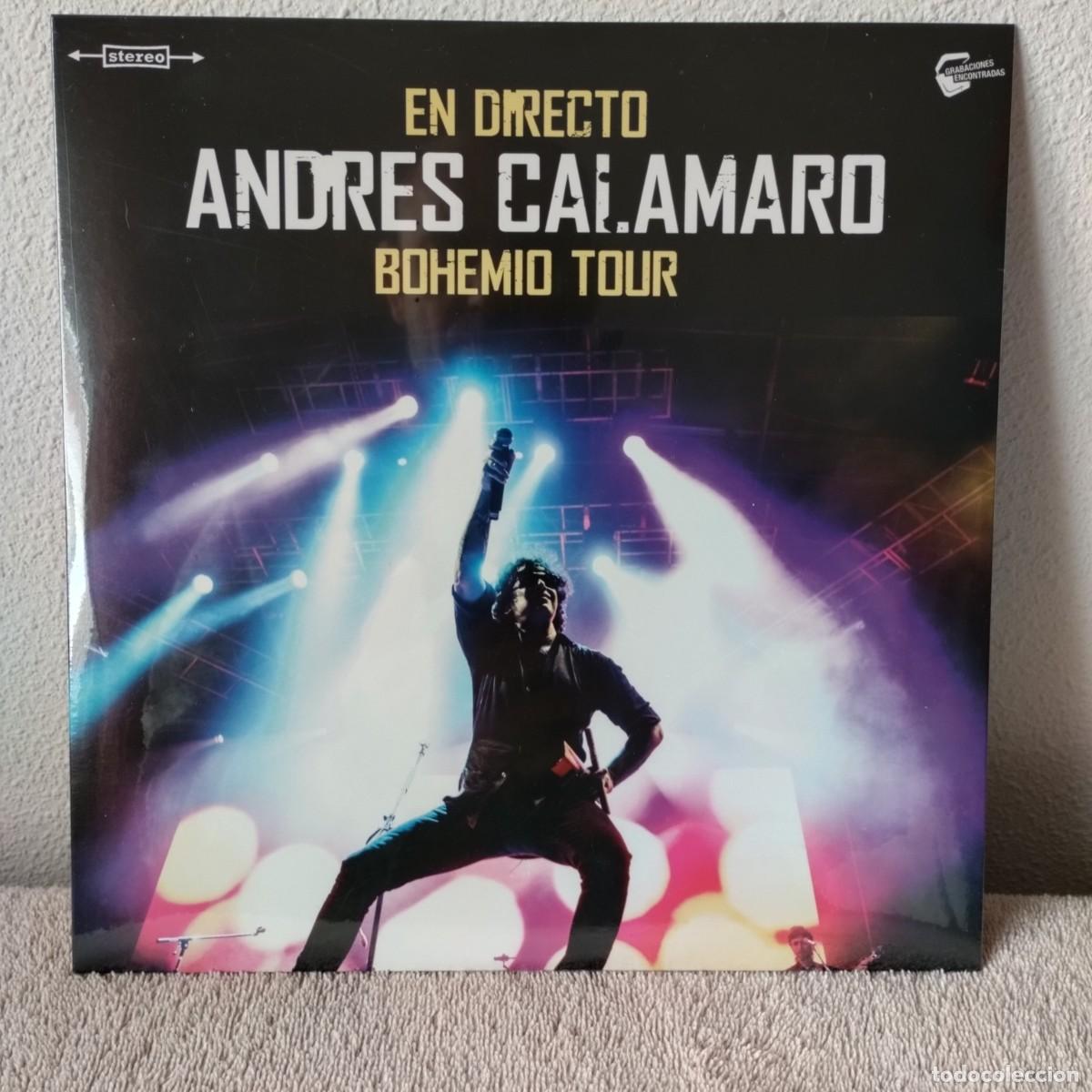 Discos de vinilo: LP Andr&eacute;s Calamaro - En Directo Bohemio Tour (10&rdquo;, Ltd) 2014 edici&oacute;n limitada, precintado