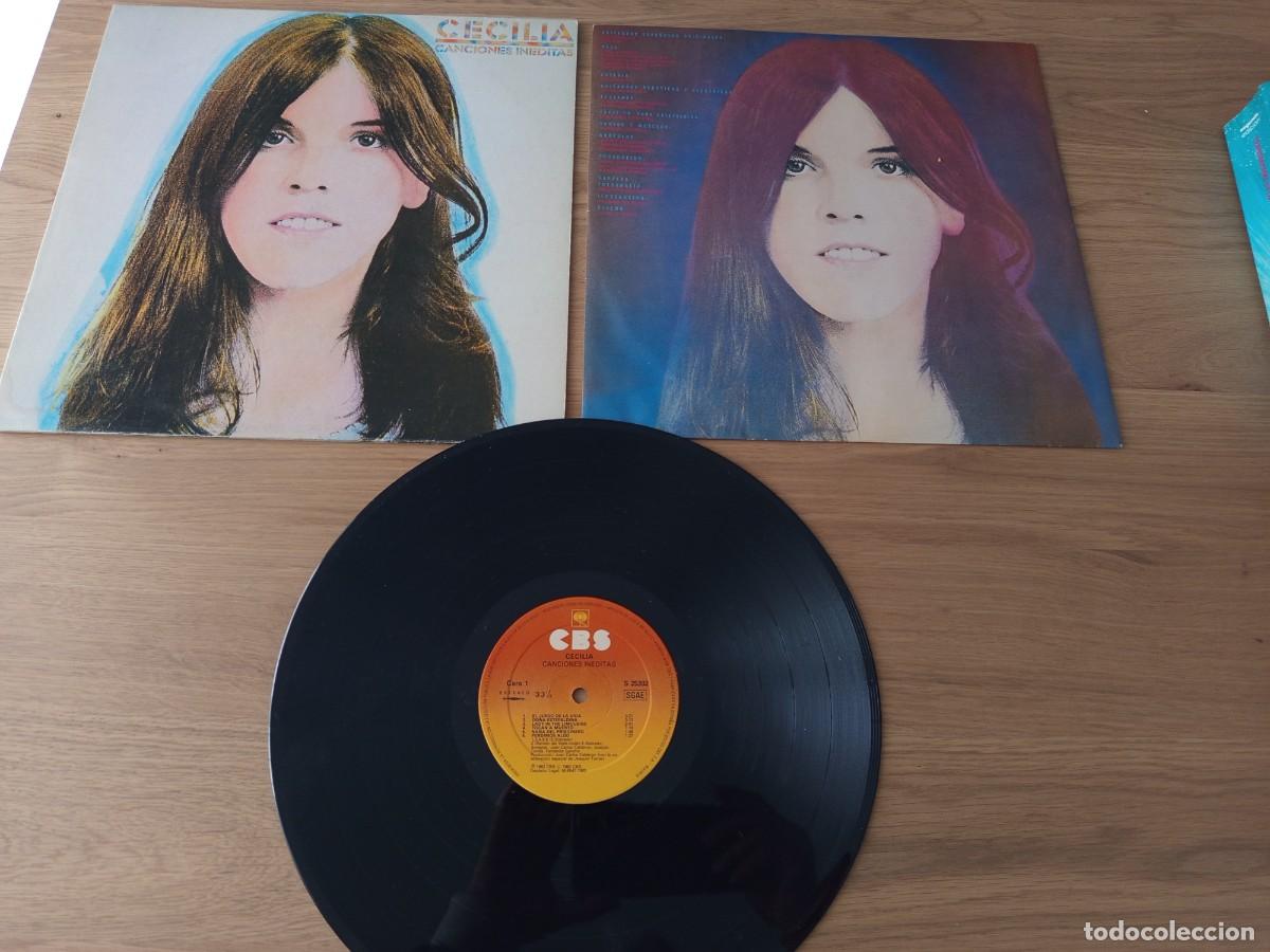 Discos de vinilo: RARO LP ORIGINAL PROMOCIONAL. CECILIA ( CANCIONES INEDITAS ) A&Ntilde;O 1983- SELLO CBS S 25392 / COMPLETO.
