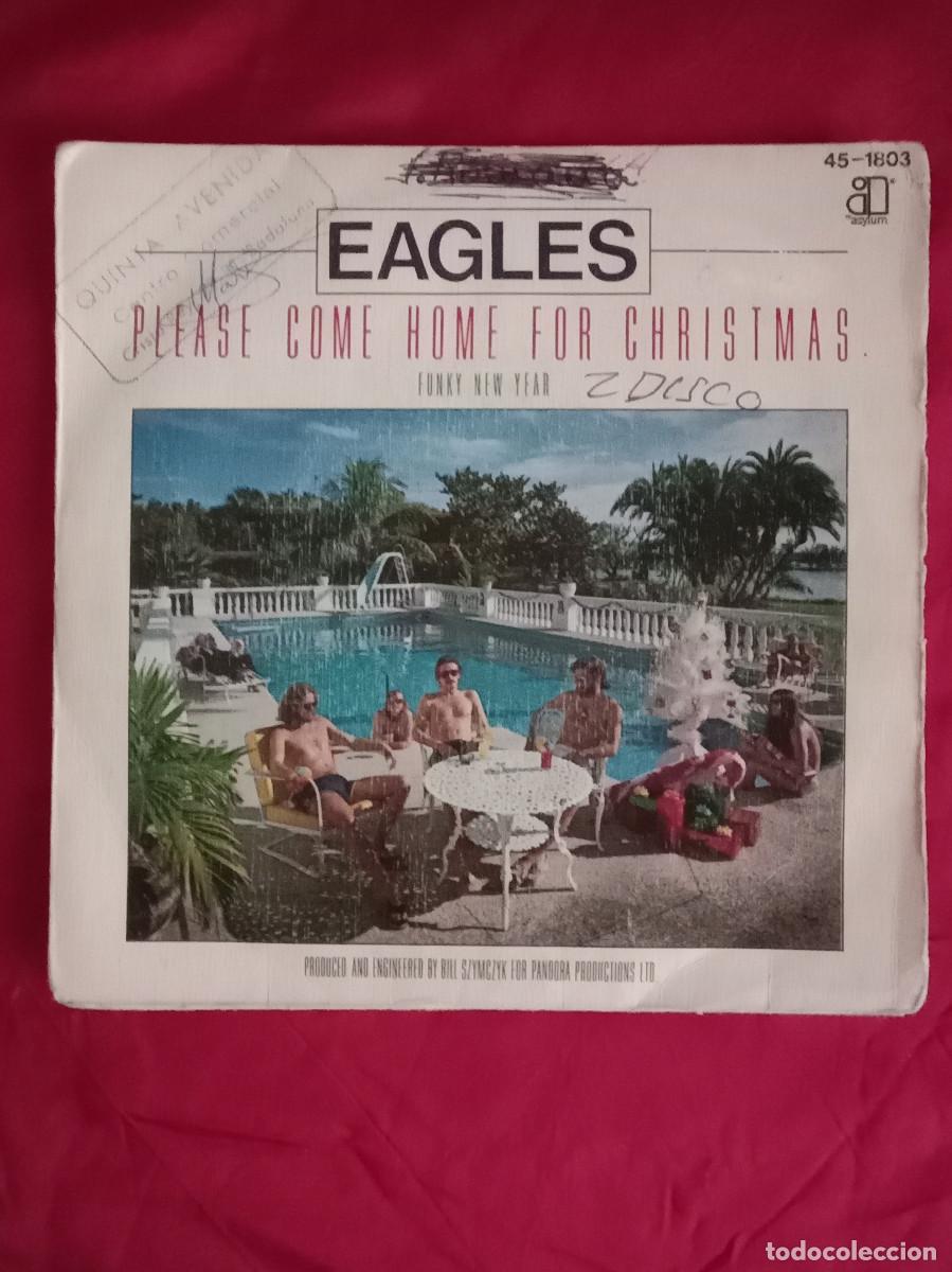 Discos de vinilo: EAGLES - PleaseCome Home For Christmas / Punky New Year - Edit. Asylum Records. 1978