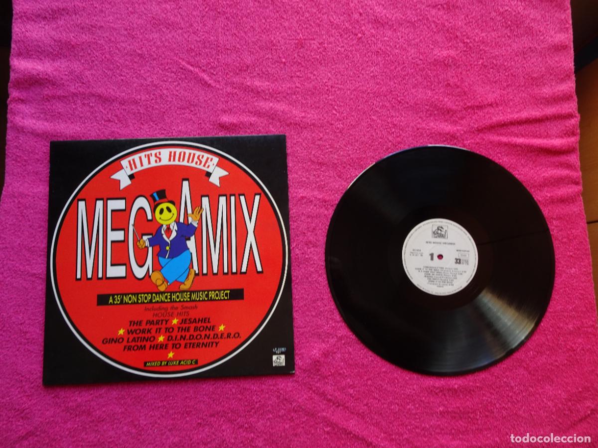 Discos de vinilo: Hits House Megamix 1989 splash records 33180 espa&ntilde;a lp vinilo