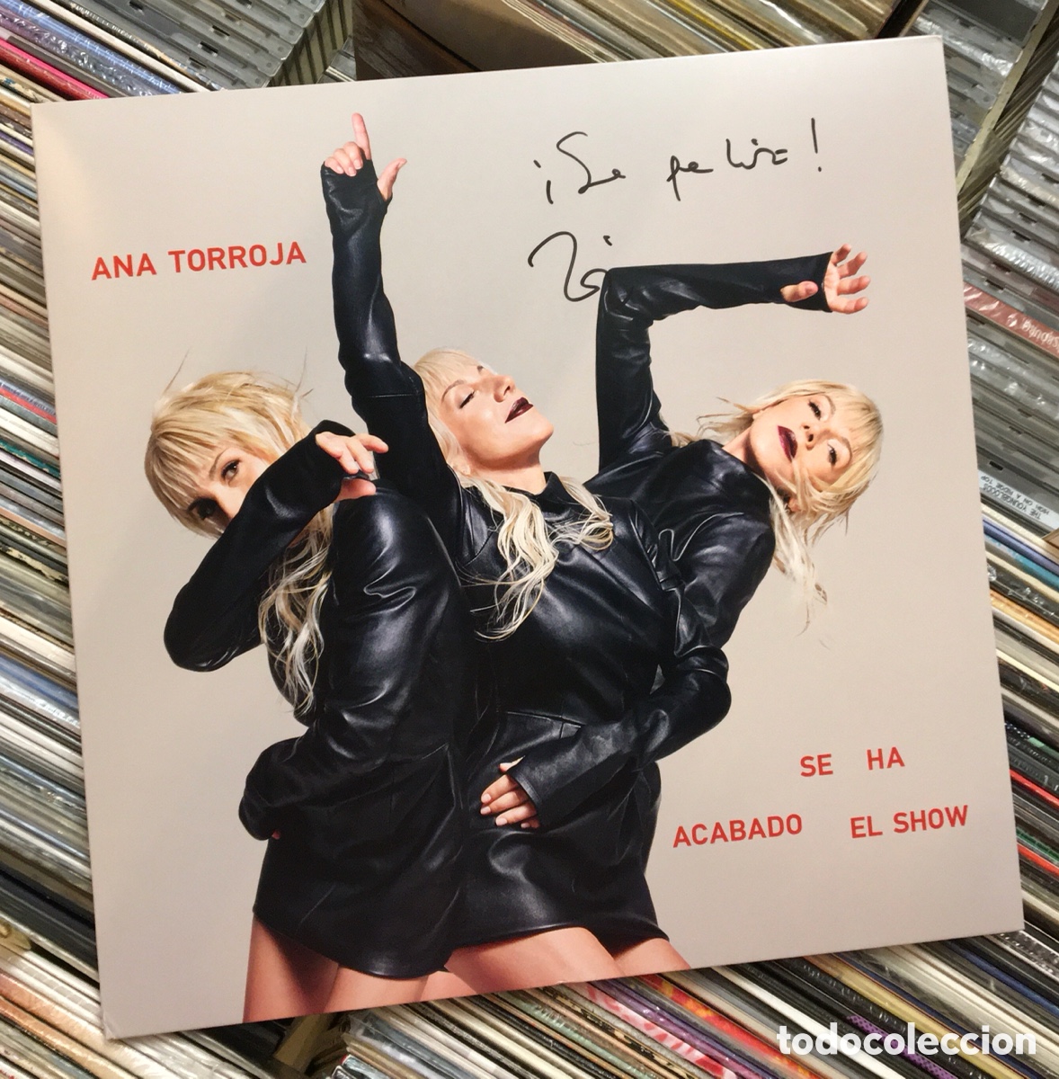 Discos de vinilo: ANA TORROJA DE MECANO VINILO FIRMADO NUEVO