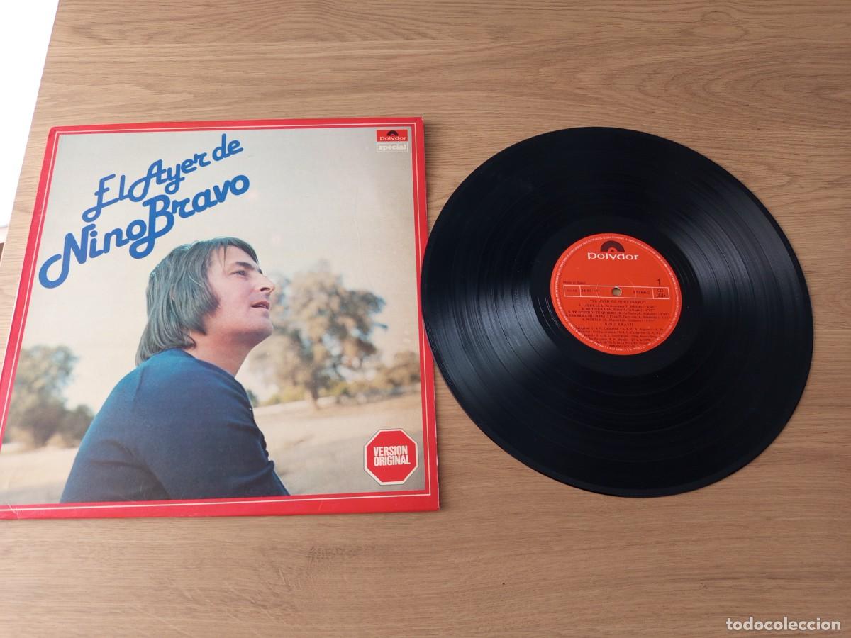 Discos de vinilo: RARO/DIFICIL LP. NINO BRAVO / EL AYER DE NINO BRAVO / SELLO POLYDOR 24 85 187 / A&Ntilde;O 1981.