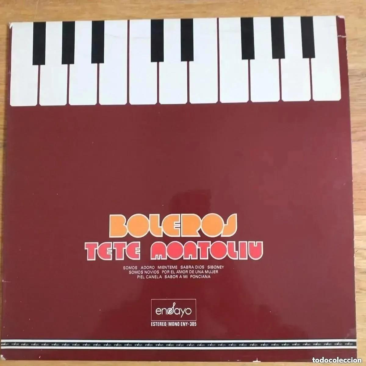 Discos de vinilo: TETE MONTOLIU - BOLEROS (LP) 1974