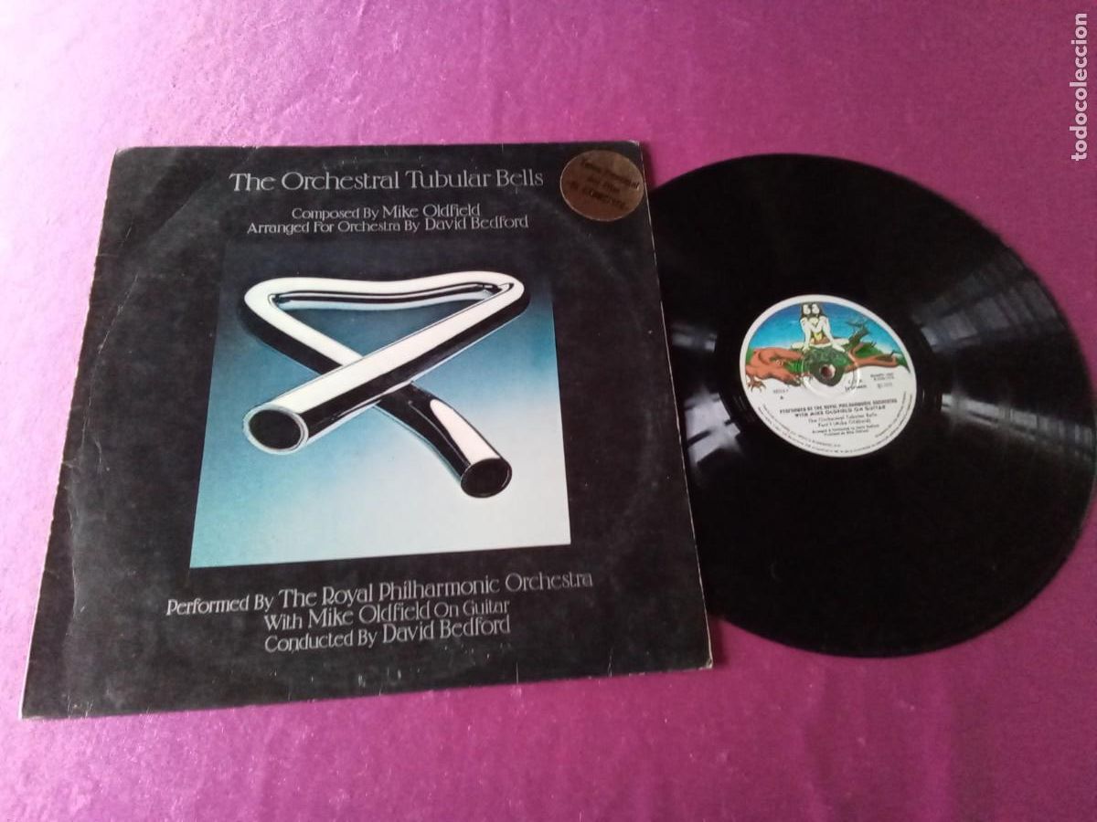 Discos de vinilo: THE ORCHESTRA TUBULAR BELLS MIKE OLDFIELD 1975 LP L32 4 2