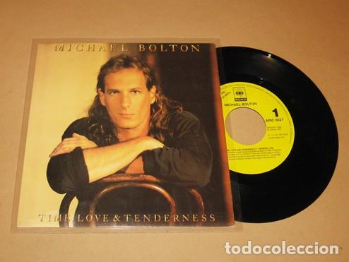Discos de vinilo: MICHAEL BOLTON - TIME, LOVE & TENDERNESS - PROMO SINGLE - 1991