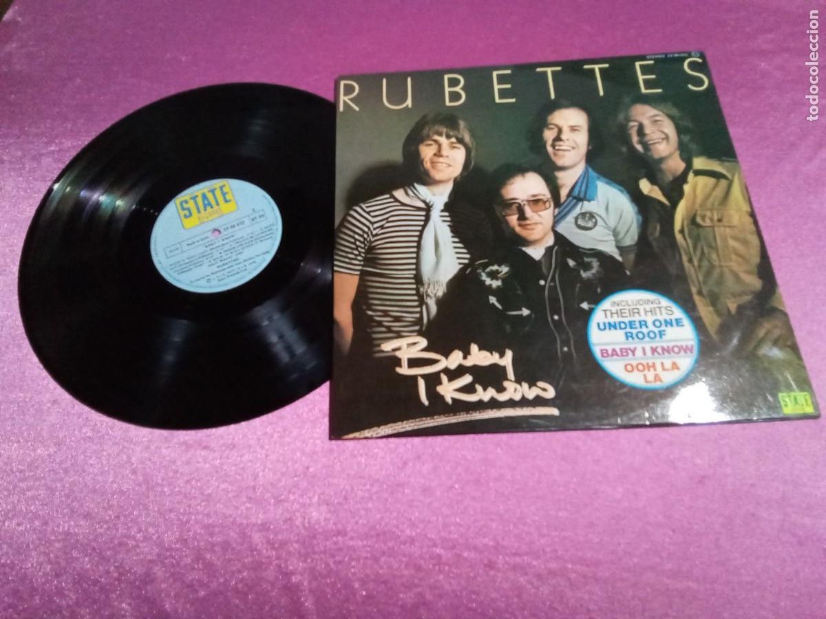 Discos de vinilo: RUBETTES BABY I KNOW 1976 LP L32 4 2