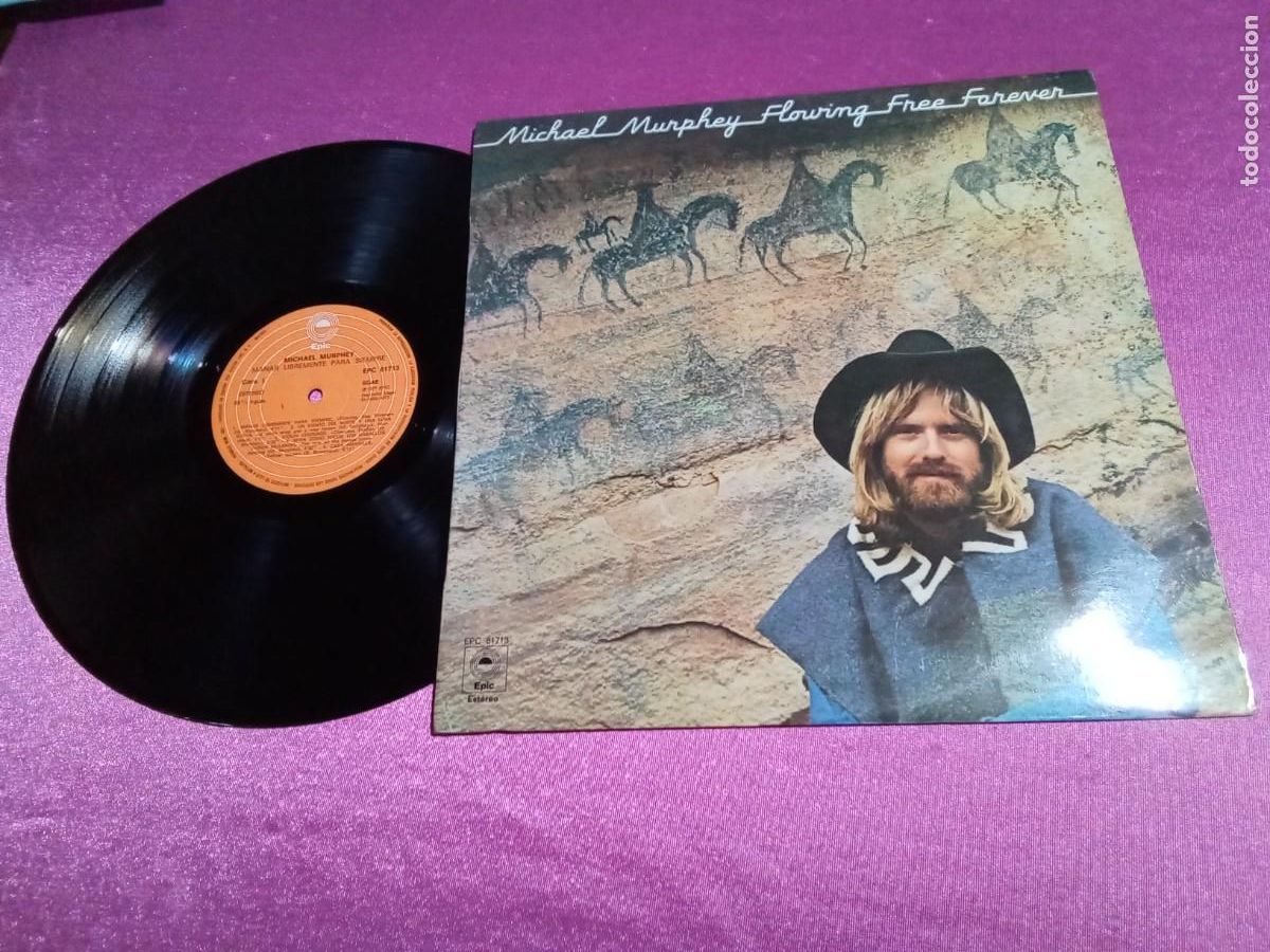 Discos de vinilo: MICHAEL MURPHEY MAN&Aacute; LIBREMENTE PARA SIEMPRE 1977 LP L32 4 2