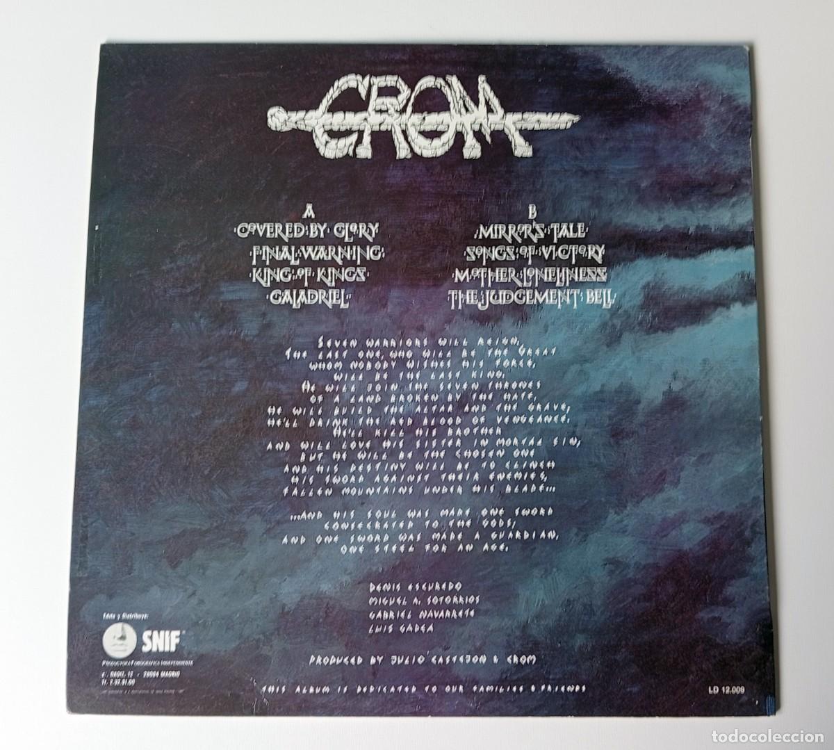 Discos de vinilo: LP CROM - STEEL FOR AN AGE - Foto 2