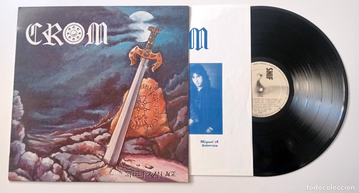 Discos de vinilo: LP CROM - STEEL FOR AN AGE - Foto 3