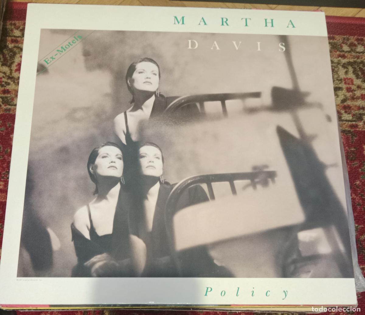 Discos de vinilo: Martha Davis &ndash; Policy Lp Espa&ntilde;a 1987