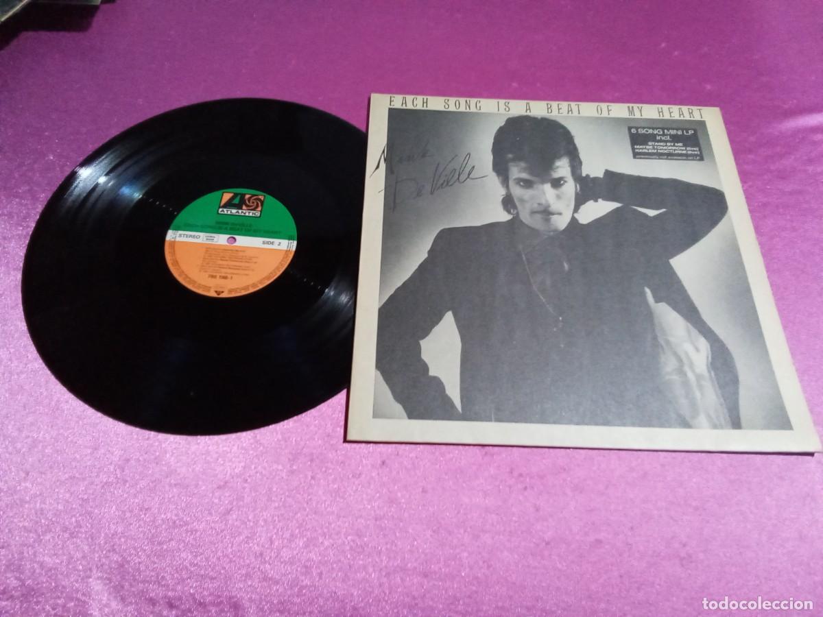 Discos de vinilo: MINK DE VILLE EACH SONG IS A BEAT OF MY HEART 1981 LP L32 4 2