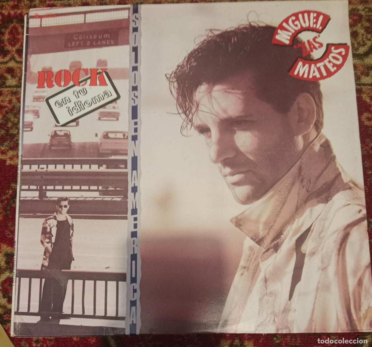 Discos de vinilo: Miguel Mateos - Zas &ndash; Solos En America Lp Mexico 1987
