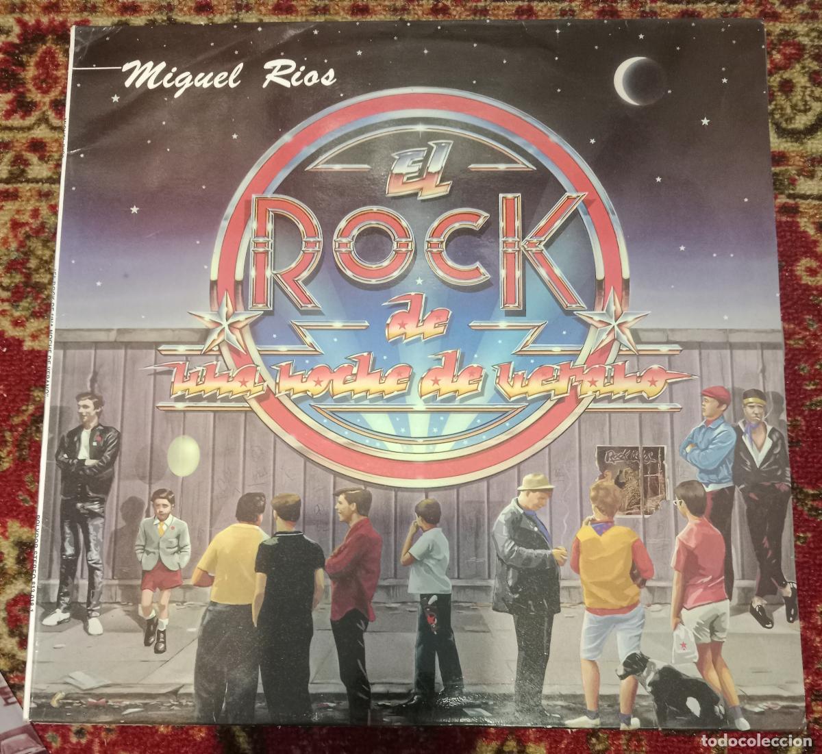 Discos de vinilo: Miguel R&iacute;os &ndash; El Rock De Una Noche De Verano Lp 1983