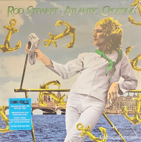 Discos de vinilo: ROD STEWART - ALTERNATE ATLANTIC CROSSING &middot; LP &middot; BLUE VINYL &middot; RSD 2026 &middot; new & sealed