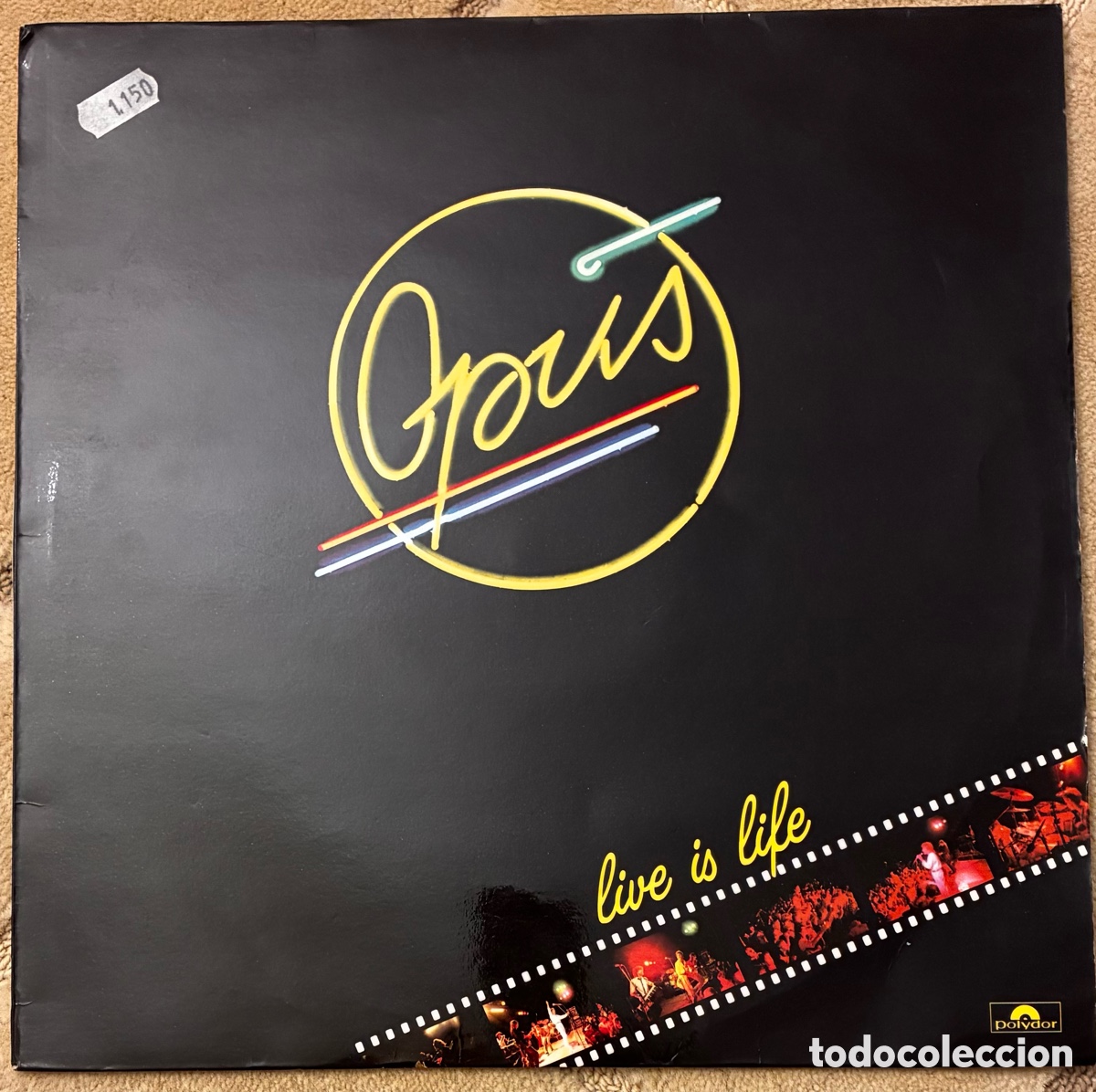 Discos de vinilo: DISCO VINILO. LP. OPUS. LIVE IS LIFE. 1984