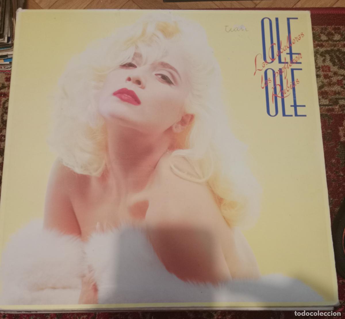 Discos de vinilo: Ole Ole &ndash; Los Caballeros Las Prefieren Rubias Lp Espa&ntilde;a 1987